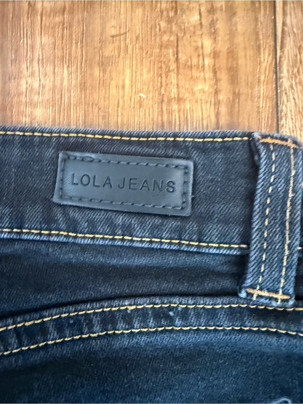 LOLA JEANS Women’s Alice Black High Rise Bootcut Flare Jeans Size 26 - Picture 11 of 11